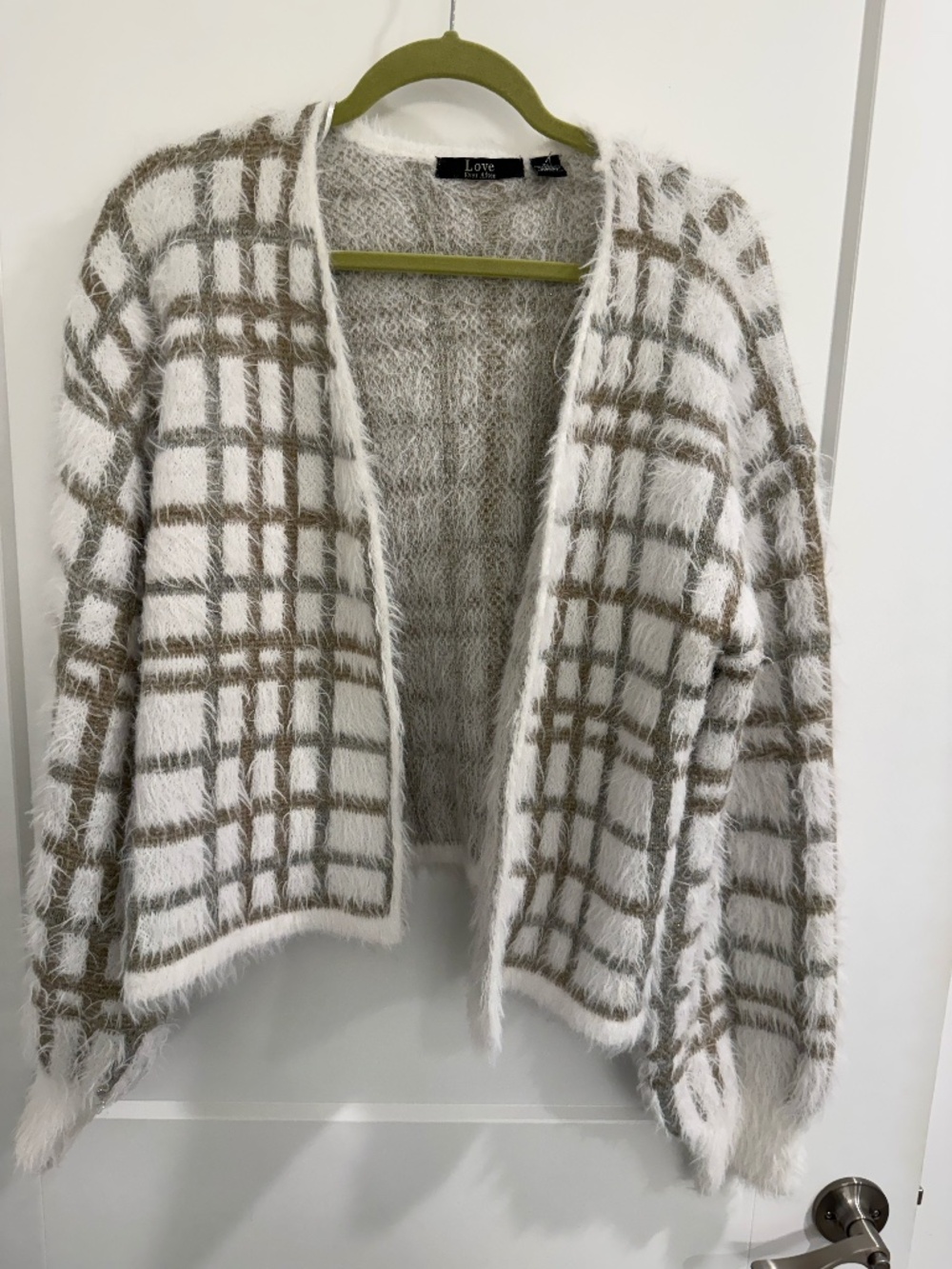 Love Ever After, Soft, Cozy Sweater, Open front, XL